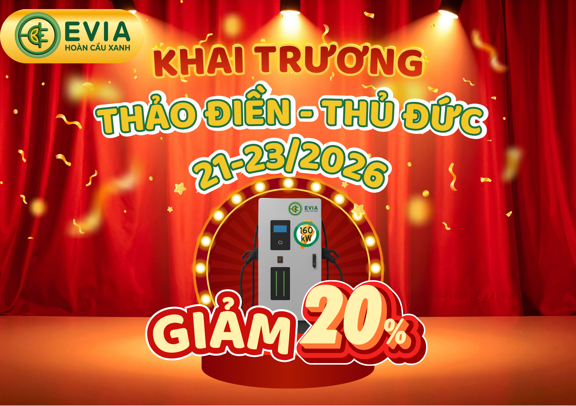 [SẮP KHAI TRƯƠNG] TRẠM SẠC EVIA AN KHÁNH (QUẬN 2) – ƯU ĐÃI GIẢM GIÁ SẠC 10